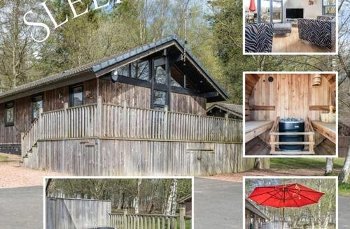3 bedroom Cabin W Hot Tub in Northumberland