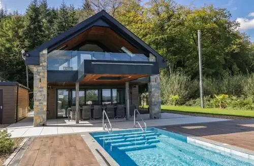 6 bedroom Forest Lodge in Mid Wales